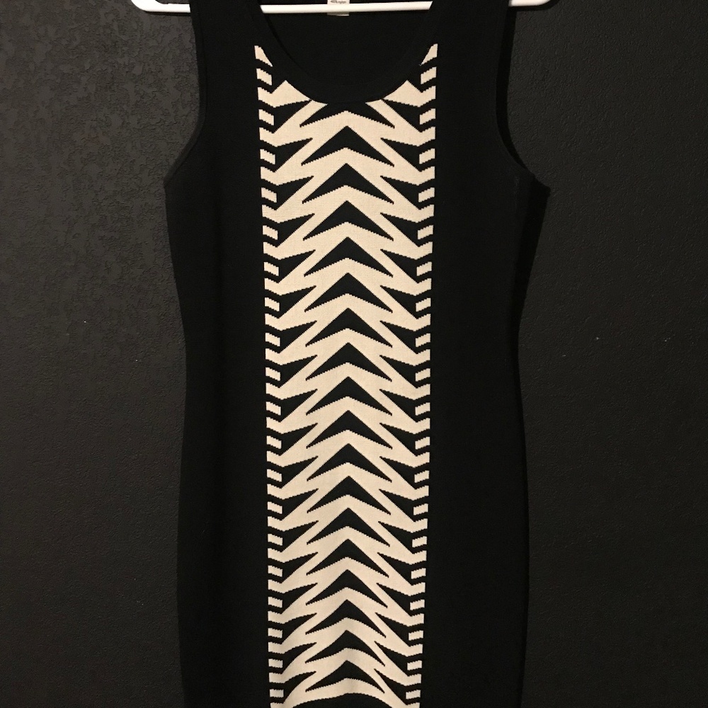 Black and white dress